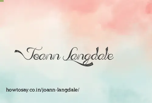 Joann Langdale