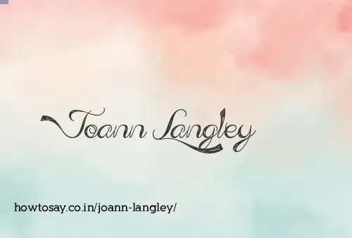 Joann Langley