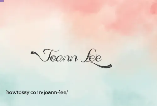 Joann Lee