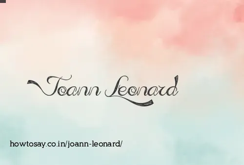 Joann Leonard