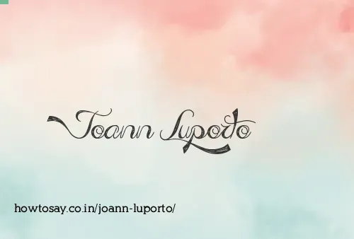 Joann Luporto