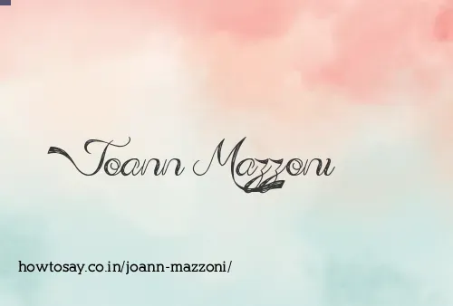 Joann Mazzoni