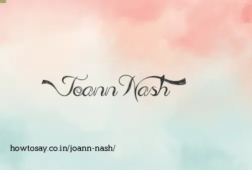 Joann Nash