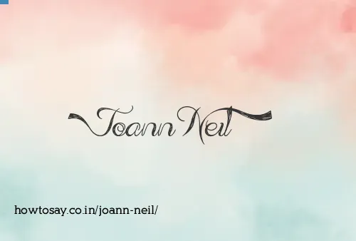 Joann Neil