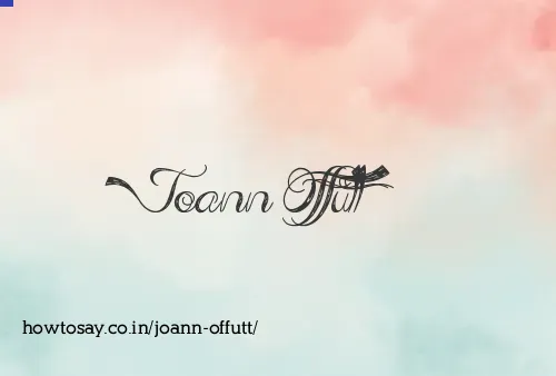 Joann Offutt
