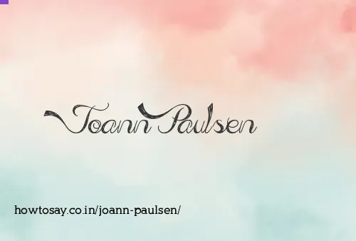 Joann Paulsen