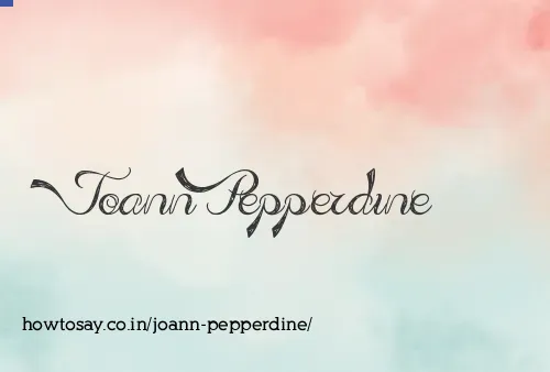 Joann Pepperdine