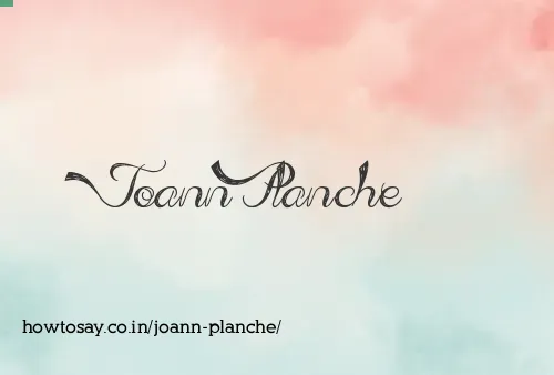 Joann Planche