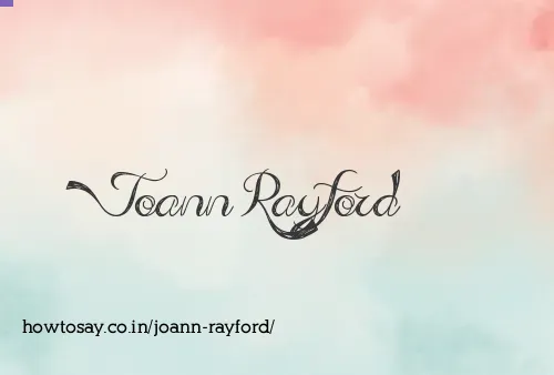 Joann Rayford