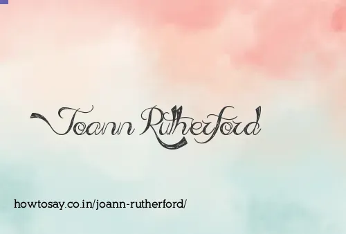 Joann Rutherford