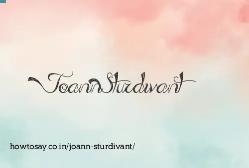 Joann Sturdivant