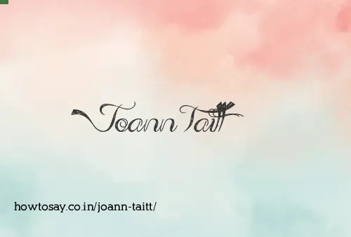 Joann Taitt