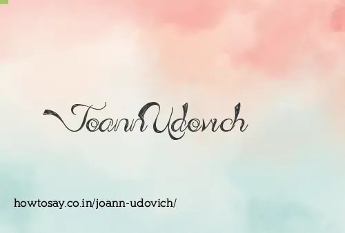 Joann Udovich