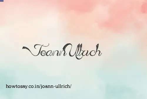 Joann Ullrich