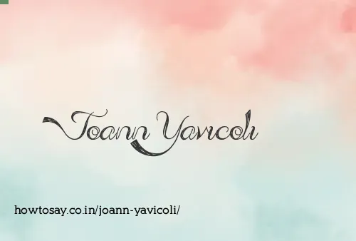 Joann Yavicoli
