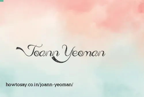 Joann Yeoman