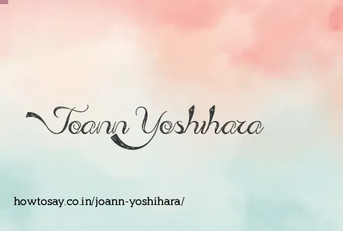 Joann Yoshihara