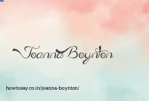 Joanna Boynton