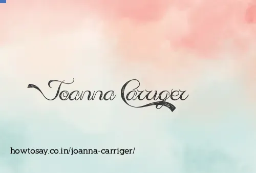 Joanna Carriger