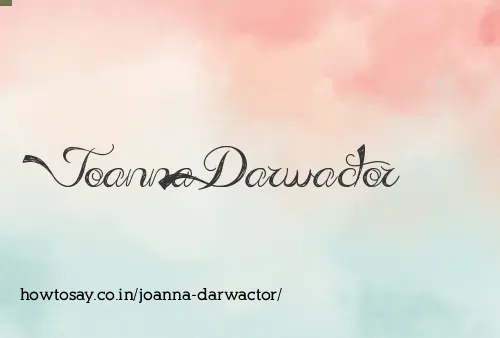 Joanna Darwactor