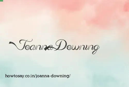 Joanna Downing