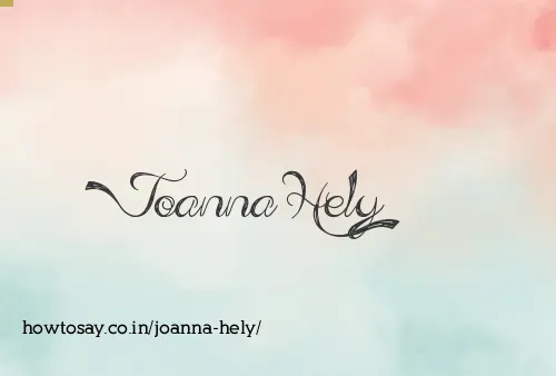 Joanna Hely