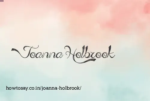Joanna Holbrook
