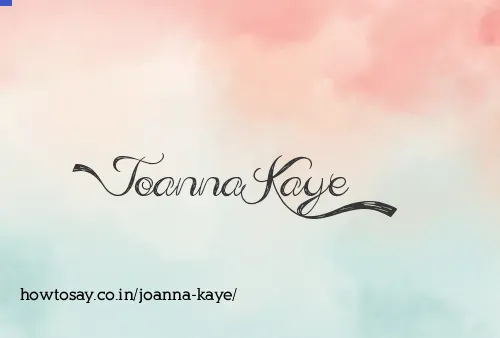 Joanna Kaye