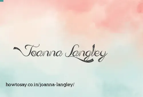 Joanna Langley