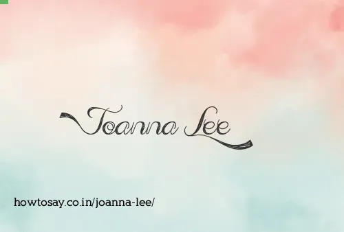 Joanna Lee