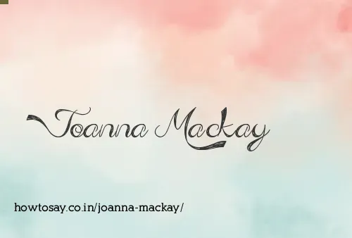 Joanna Mackay