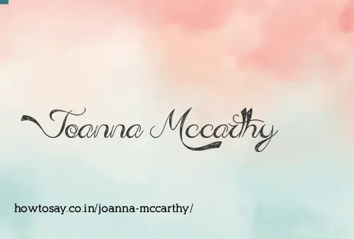 Joanna Mccarthy