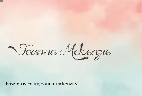 Joanna Mckenzie