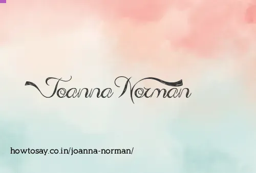 Joanna Norman