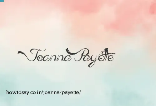Joanna Payette