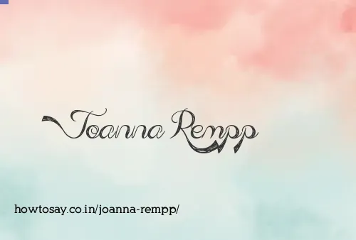 Joanna Rempp