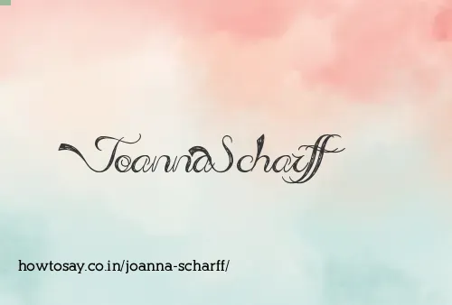 Joanna Scharff