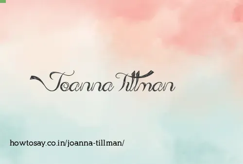 Joanna Tillman
