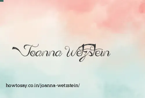 Joanna Wetzstein