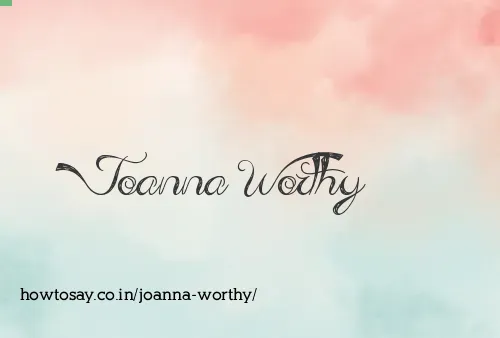 Joanna Worthy