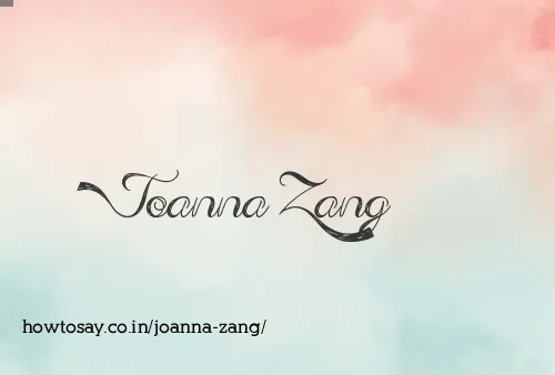 Joanna Zang