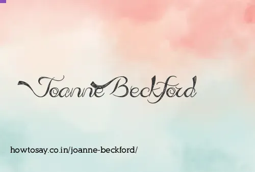 Joanne Beckford