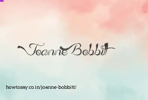 Joanne Bobbitt