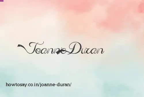 Joanne Duran