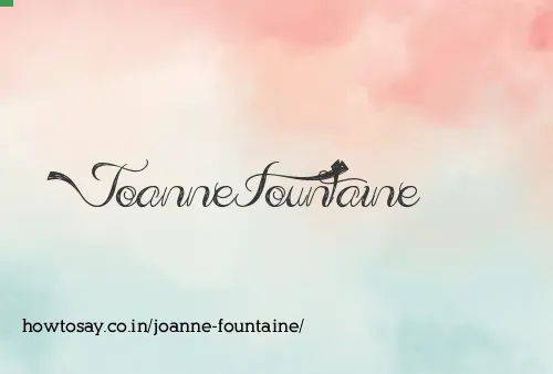 Joanne Fountaine