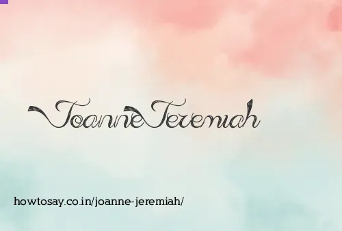 Joanne Jeremiah