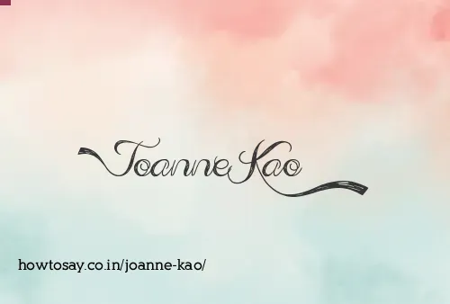Joanne Kao