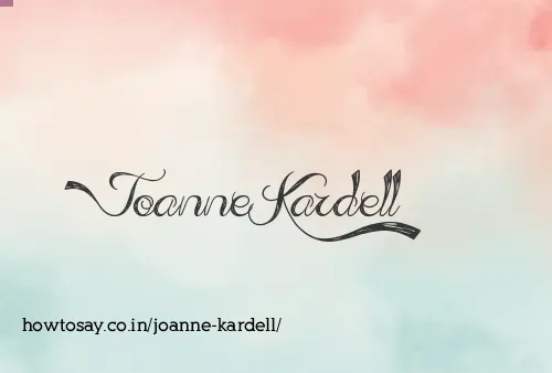 Joanne Kardell