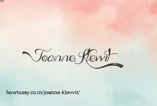 Joanne Klevvit