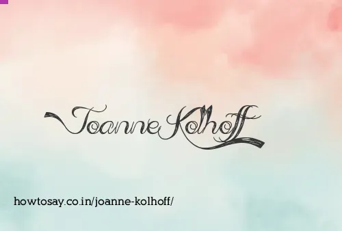 Joanne Kolhoff